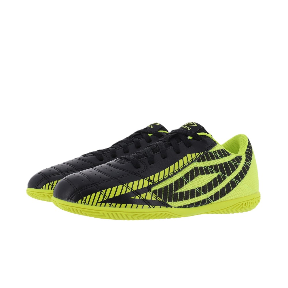 Umbro Men's Sala Z5 Futsal Shoe Black/Yellow 81848U-CNH Size 9 *NWOB*